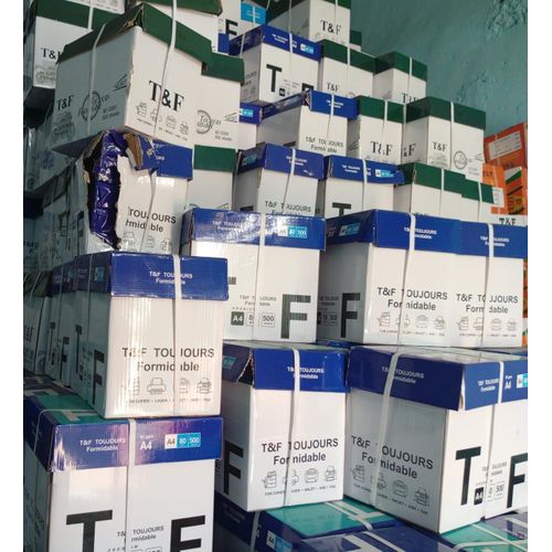 L'original Carton de 5 paquets de 500 feuilles de rames blanches A4 - 80Grs
