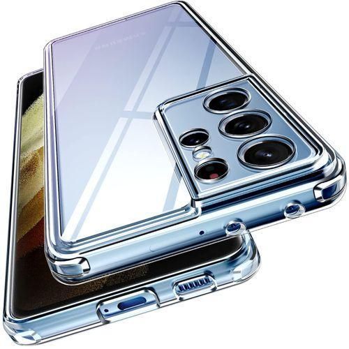 Coque Transparente Compatible Samsung Galaxy S21 Ultra Avec Antichoc - Transparent