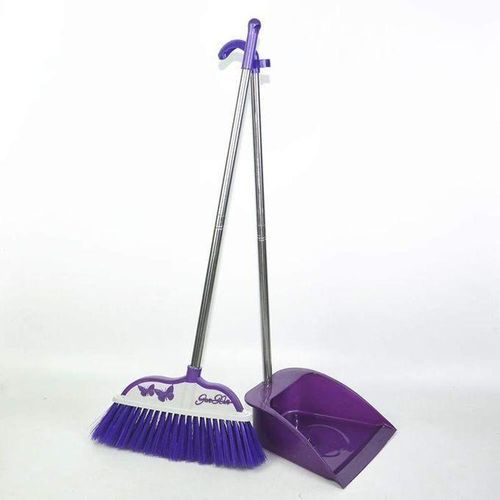 Chic Ensemble Balai Et Pelle à Poussière( Livrez Selon La Couleur Disponible )