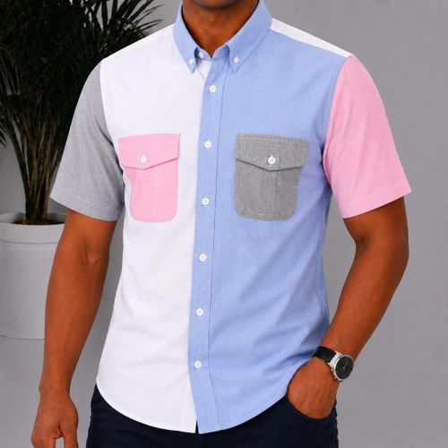Chemise homme Manches Courtes Multicolore