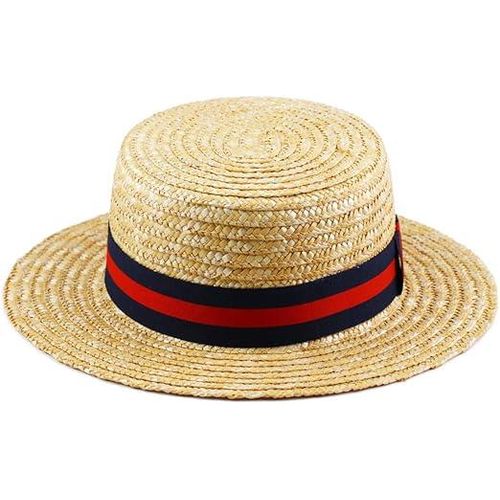 Cool Chapeau de canotier en paille