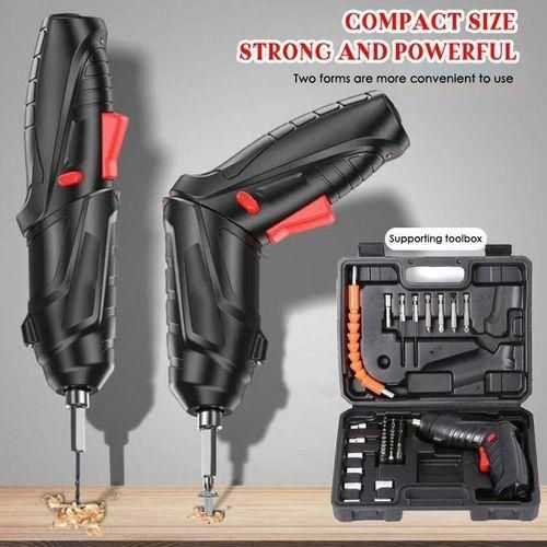 Tournevis électrique Avec Accessoires 47Pcs, Mini Visseuse Sans Fil Rechargeable