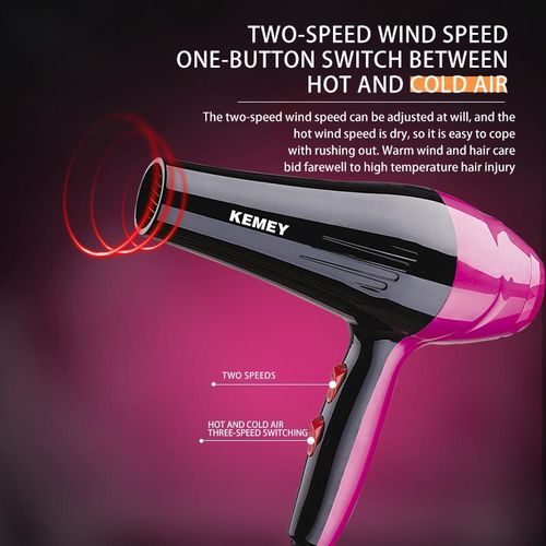 Sèche Cheveux à Ions Négatives Professionnel Haute Vitesse