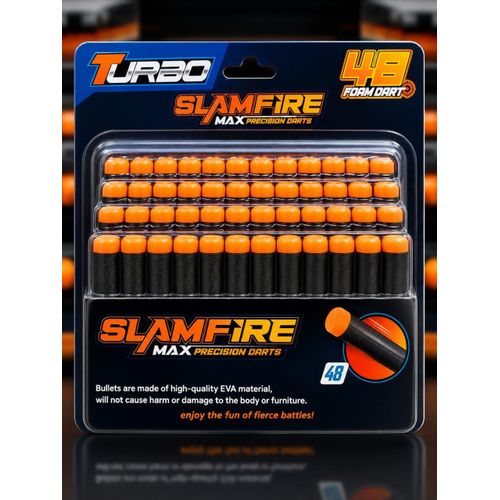 Lot de 48 Fléchettes en Mousse EVA – Dards de Rechange pour Pistolet Jouet