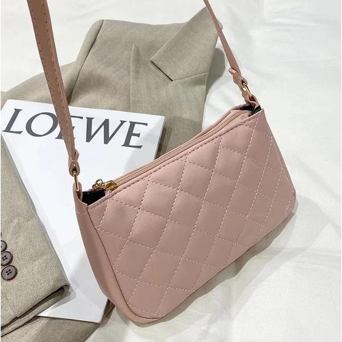 Sac à Main De L'épaule Brodé Casual Sac Pour Téléphone Portable Motif De Diamant Simple Sac à épaule Unique