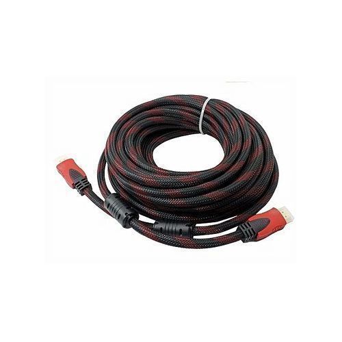Câble HDMI 10 Mètres Tissés Avec Le Métal En Alliage De Zinc