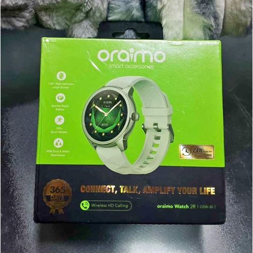 Watch 2R (OSW-30) - Montre Connectée - Écran 1.39 HD - Appels Bluetooth - Suivi Santé 24H - Vert Pastel
