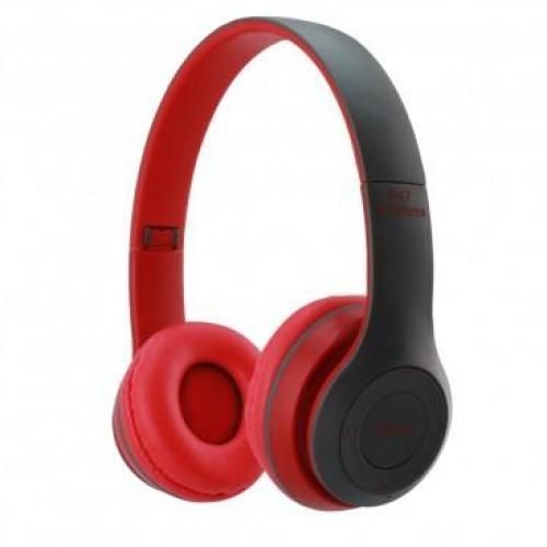 Casque Sans Fil Bluetooth P47 Sur Casque Pliable Avec Microphone Stéréo