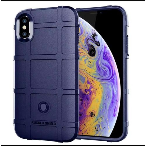 Coque iphone XS max bleu nvo