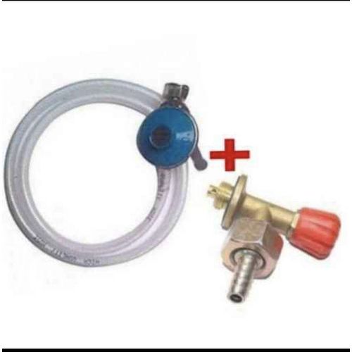 Kit Détendeur De Gaz + Adaptateur B6 Faitout