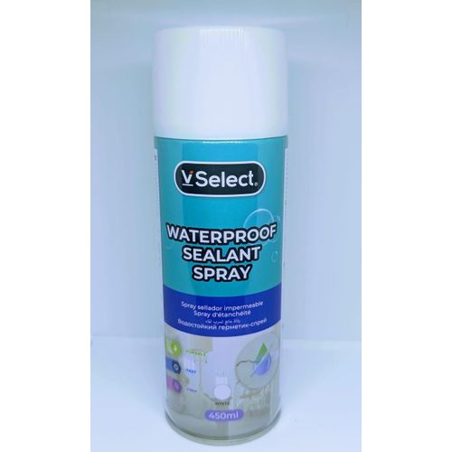Spray d'Étanchéité Imperméable - Blanc (450ml) - Colmateur de Fuites et Fissures Action Rapide - Murs & Plafonds