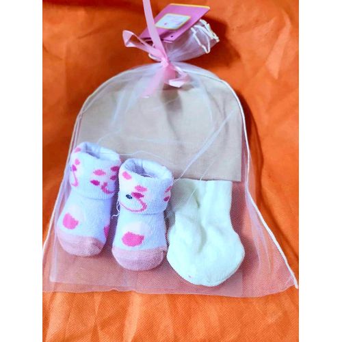 Chapeau Bonnet + Gant + Chaussette Assorti Pour Enfant