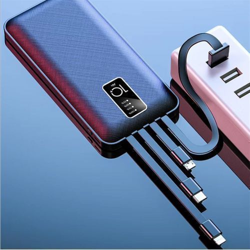 Power Banks 4 Câbles De Charge Intégrés