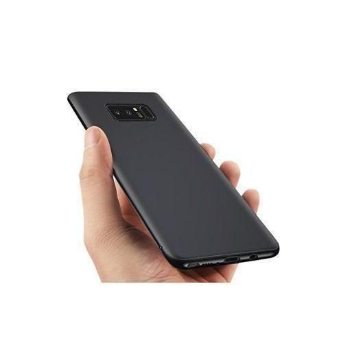 Coque En Silicone Compatible Pour Samsung Galaxy Note 8 Avec Antichoc - Noir