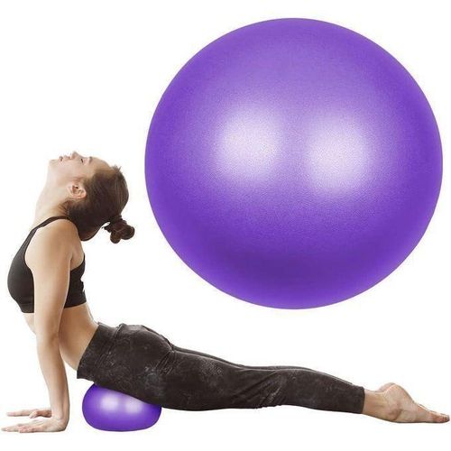 flintronic Pilates Ballon de Gymnastique, 25cm Yoga Ball Anti-Slip Anti-Éclatement Fitness Balles Yoga Ball Équilibre Sport Balle