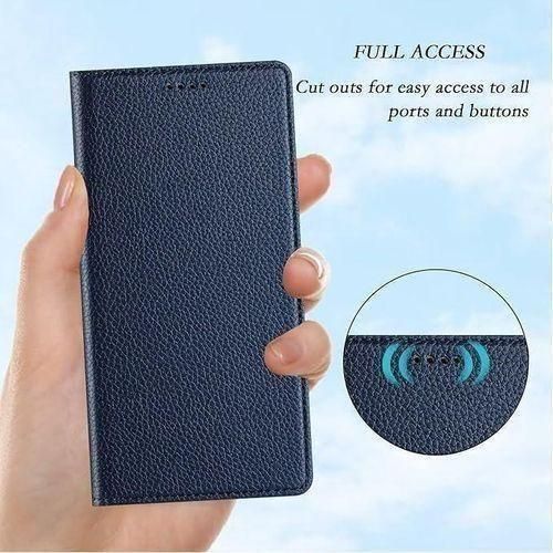Etui à Rabat En Cuir Compatible Pour Samsung Galaxy A07
