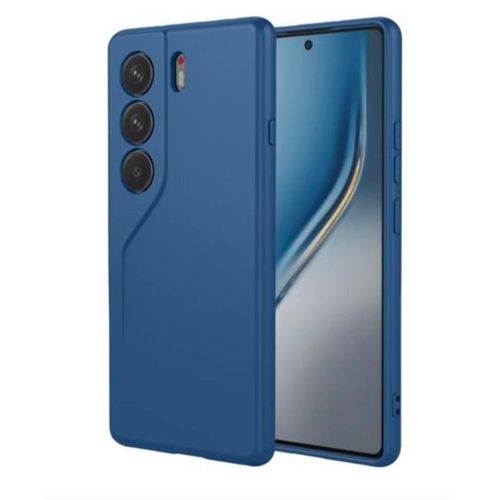 Coque En Silicone Tecno Camon 40 Avec 2 Antichoc - Bleu