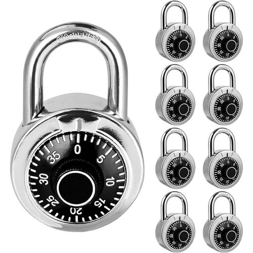 Cadenas à combinaison à cadran standard, 2 pièce