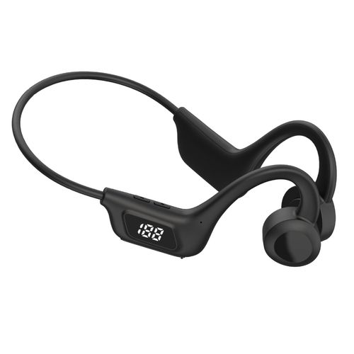 Casque Bluetooth Sport à Conduction Osseuse avec Écran LED – Autonomie Longue Durée