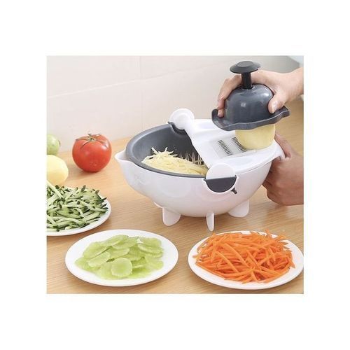 Rappeuse - Coupe Légume - Hachoir - Multifonction - Blanc/noir