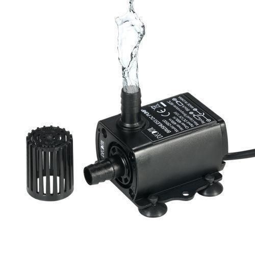 Mini pompe à eau sans balais pour fontaine de bassin DC12V 6W ultra-silencieuse