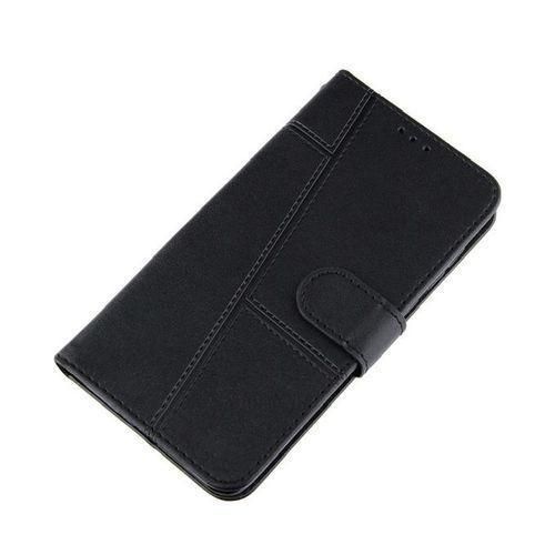 Etui à rabat en cuir pour Xiaomi Redmi 13C NOIR