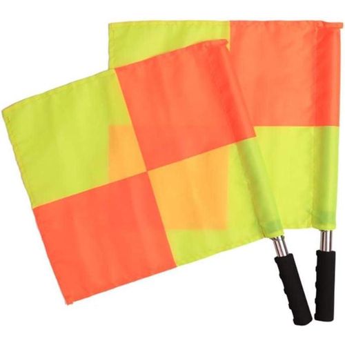 2 - Drapeaux pour arbitre de touche - Equipement sportif d'arbitre assistant