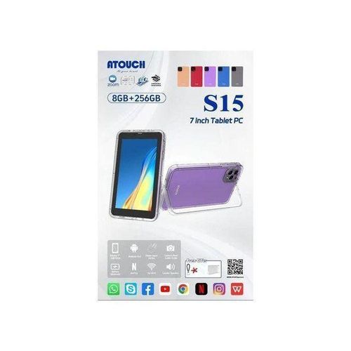 Tablette Professionnelle S15 5G (8GB / 256GB) 7 pouces ANDROID 14.0 Dual SIM avec Clavier inclus