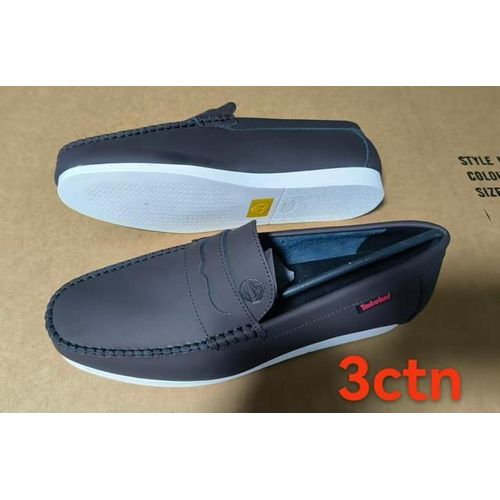 Chaussures de ville élégantes pour homme, chaussures de bureau décontractées , Mocassins Pour Homme - Gris Anthracite