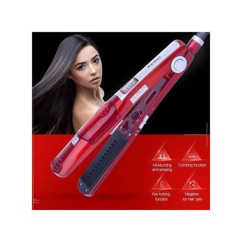PUISSANTE Lisseur à Vapeur électrique Pour Cheveux - En Céramique Ionique Tension (V): 110 - 240