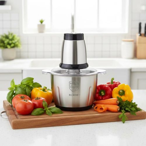 Hachoir électrique multifonctionnel en acier inoxydable pour viande et légumes