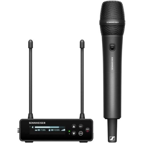 Système de Microphone numérique Portable sans Fil UHF avec émetteur à Main SKM-S et Module de Microphone Dynamique cardioïde MMD 835
