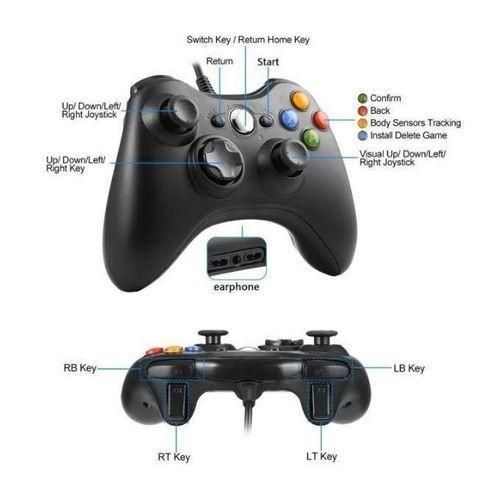Manette Filaire XBOX360/ PC/ PS