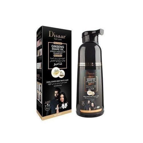 Shampoing Colorant Noir pour Couvrir les Cheveux Gris