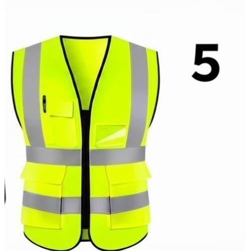 5 Gilet Réfléchissant de Sécurité