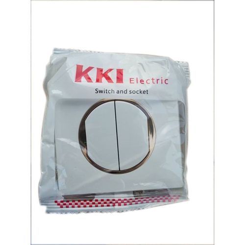 Interrupteur Double Allumage Encastré - 1 Piece - Blanc