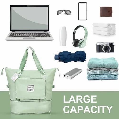 Sac Oxford Vert Brillant 15 L – Voyagez avec style, rangez sans limite