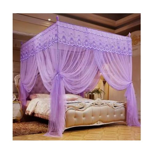Moustiquaire carrée pour lit 1.80cm - 3 Places - Violet