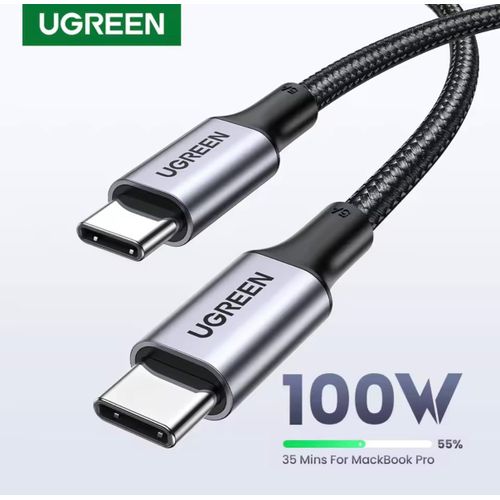 CÂBLE ( 1 MÈTRE) TYPE-C VERS TYPE-C 100W
