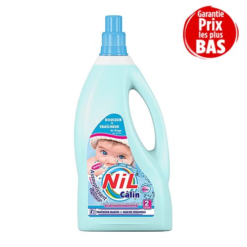 Detergent Assouplisant Nil Calin Marine - 2L - Bleu