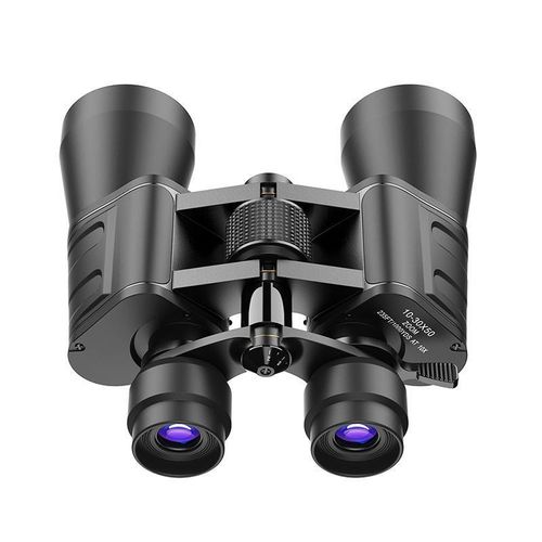 Jumelles Zoom 10-30X50 jumelles à double grand oculaire jumelles - Noir