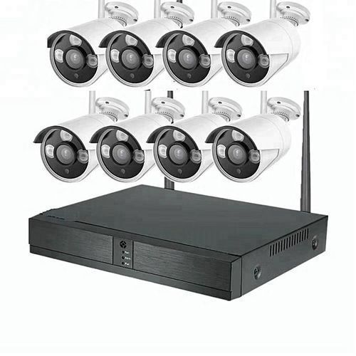 Wifi 720P HD NVR KIT 8 Caméra Sans Fil IP NVR Système De Sécurité LENS 3.6MM DC 12V