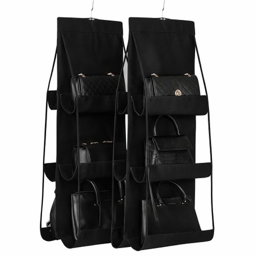 Organiseur Suspendu pour Sacs à Main – Rangement Armoire Multipoches Double Face