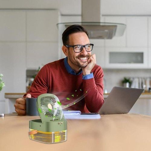 chic Ventilateur brumisateur d'eau électrique pour bureau, maison et voyage