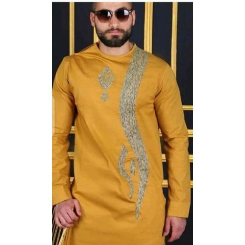 Tunique Homme De Couleur Jaune