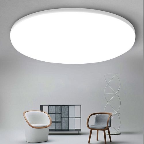 Plafonnier LED Design Moderne 24W, Éclairage Intérieur Lumière Froide, 220V, 6500K