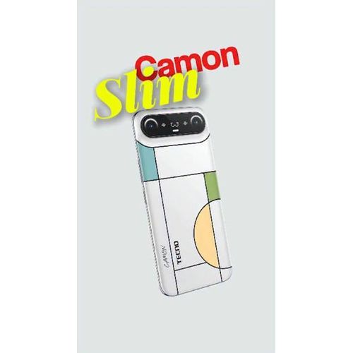 CAMON SLIM - 256GB ROM - 24GB RAM (16 Extended RAM) - 6.39 - IP69 IP68 - 5600mAh - 60W - 4G - PRISM Blanc