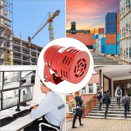 Puissant Sirène à Moteur Mini Quick Sense, Alarme Sonore Industrielle, Avertisseur Sonore électrique