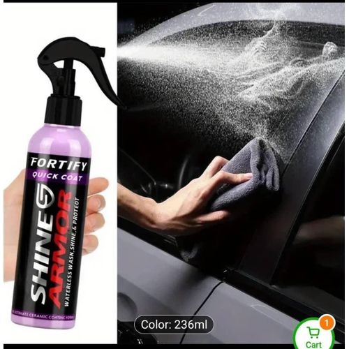 Spray Céramique Brillance Auto Shine Armor – Protection & Nettoyage Rapide