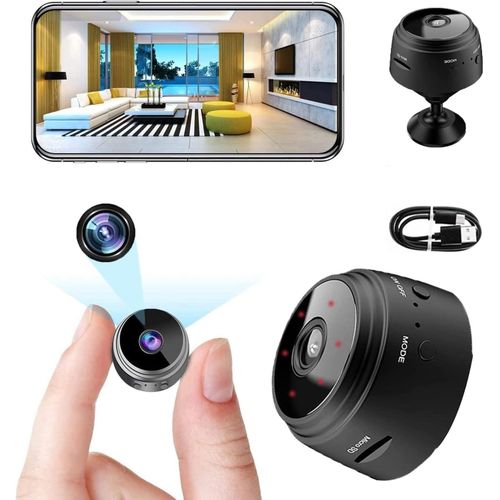 Mini Caméra WiFi Caméra Vidéo Sans Fil Micro Caché